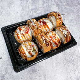 Жаренный ролл с эскаларом